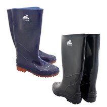 맥스메가다인 프리미엄 고무장화 방수장화 갯벌장화, 여성용블랙, 235