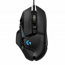 로지텍 G502 HERO RGB 게이밍 마우스 (벌크), 블랙, M-U0047