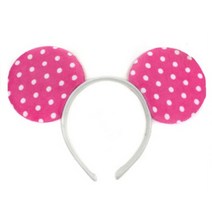 인생4컷 촬영 핑크 동글이 미니마우스 머리띠 북유럽 파티 호텔