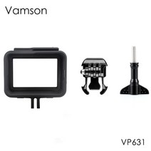 액션캠대여 초미니무선카메라 바디캠 Vamson For Go pro 보호 케이스 GoPro Hero 용 오렌지 플로트 커버 7 6 5 블랙 실버 화이트 방수 카메라 액세서리, [02] VP631