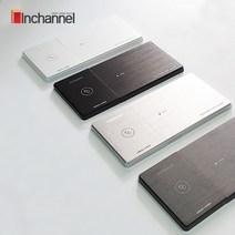 런던톡 빌트인 스마트 엣지 무선충전콘센트 USB 2구 매립형콘센트, B_엣지 무선충전콘센트/리얼블랙_MIA-012