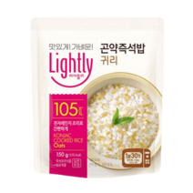 라이틀리 곤약 2종 귀리 현미퀴노아 밥 150g x 10개, 1.귀리곤약즉석밥 150g x 10개+증정