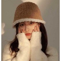 벙거지모자 겨울버킷햇 여성 블랙 가을 패션 베이직