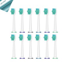 12 개/몫 필립스 Sonicare ProResults HX6013/66 HX6530 HX9340 HX6930 HX6950 HX6710 HX9140, 옵션선택개, 단일옵션선택