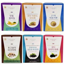 G: 스틱형 식사대용식 안동 참마밀 검은콩 도라지 GЯ+VIP_ 건강주스, GЯ 호두아몬드잣 마죽13포