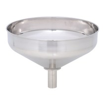 cocooning 곡선 손잡이 탈부착 가능 거름망 스텐 깔대기, 대(26) 2.5cm