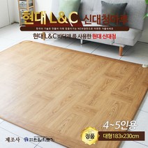 한일의료기 한화 신대청마루 전기장판, 대형(4~5인용)183x230cm/분리난방