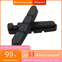 자전거 브레이크 블록 2X 로드 바이크 브레이크 패드 신발 합금 림 Dura Ace Ultegra 105 카트리지 아웃도어 라이딩 자전거 브레이크, [01] 2Pcs, [01] CHINA