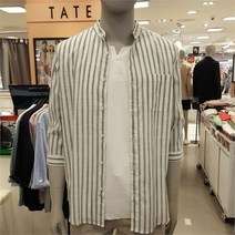 테이트 NC11 남성여름차이나넥아사면7부셔츠 KAAU4