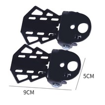 자전거 뒷안장 짐받이 받침대 안장 쿠션 자전거 액세서리 부품 뒷좌석 안장 어린이 좌석 등받이 손잡이, Footrest