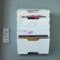 이케아 KVISSLE 크비슬레 벽걸이 우편물 정리함 신문 꽂이, 401.980.18