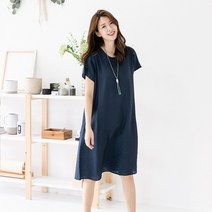 싹쓰리마켓 엄마옷 여성 인견 반팔 원피스 잠옷 마실룩 홈웨어