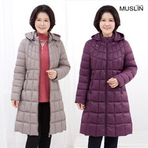 엄마옷 모슬린 후드롱 웰론 패딩점퍼 JP010203마담 미시옷 중년여성의류 빅사이즈 할머니옷 50대 60대여성옷 여성 가을