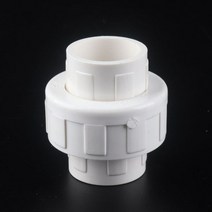 소제구 PVC 20mm 25mm 32mm 40mm 파이프 유니온 커넥터 1 개 정원 관개용 물 탱크 조인트 워터 스트레이트, 40mm_WHITE