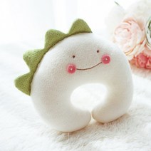 2024년 용띠해 오가닉 아기 자카드 용이 애착인형만들기 임산부 태교바느질DIY (흰실1 갈색실1 봉제용구3종세트 포함), 진하늘, 얼굴표정 프린트 신청함