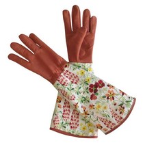 가죽 정원 장갑 긴 보호 장갑 엘보우 인쇄된 장갑 연 라이닝 펀치 내성 장갑에 팔을 보호, 상세페이지 참조