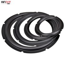 HIFIDIY-라이브 5-12 인치 우퍼 스피커 수리 부품 고무 서라운드 엣지 접이식 링 서브 127 310mm 4 5 6.5 7 8 10 12, [02] 2 pieces, [05] 12 INCN