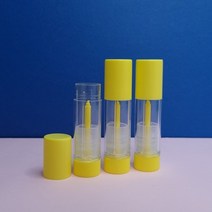 몰드몰 챕스틱옐로우(10개입)바디투명 립밤용기 립밤공병 챕스틱공병 립밤만들기