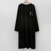 세라제이 루즈핏 CREAT 라운드 롱원피스