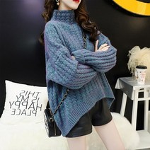 퀸앤조이 카멜레온 컬러 니트 스웨터
