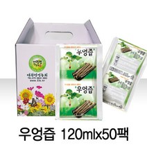 대관령영농회 국내산 토종 우엉즙(120mlx50팩)