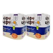 나무야나무야 키친타월 150매 4롤x1팩~6팩/케이에이치샵, 2팩, 4롤