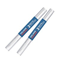 GHSHOP 휴대용 여행 치아 청소 펜 빠른 미백 치아 표백, 2개, 12.6cmx1cm, 플라스틱