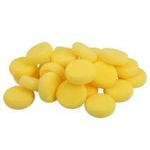 25 조각 페인트 밀도 스폰지 합성 아티스트 스폰지 낙서 그림을위한 수채화 스폰지 미술 공예 도자기, 노랑, 하나