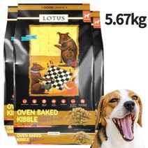 강아지 다이어트 노령견 사료 로투스 도그 오븐 베이크 시니어 치킨 2.27kg, 시니어(노령견/체중조절)