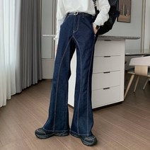 아메리칸 팬츠 빈티지 워싱 데님 팬츠 남 일자 와이드 팬츠