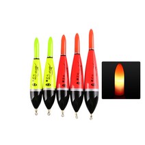 눈부셔 고추 전자막대찌 바다낚시찌 낚시용품 전자찌, 주황-1.5호