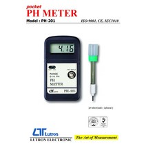 PH-201 PH201 산도측정기 산가측정기 페아측정기 페아미터 페아계측기 페하측정기 PH메타 PH계측기 수소이온측정기 PH측정기 루트론, PH201본체만