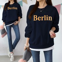 [쏭스타일] Berlin발포나염맨투맨(기모)