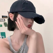 언니닷컴 데미지드 볼캡 2color