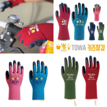 토와 키즈 안전 장갑 어린이 체험 학습 코팅 장갑 엄마랑 아이랑 장갑, 3. 토와 포레스타 장갑, 7/S-버건디