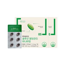 엔닷바이오 혈당 관리 바나바잎, 60정, 2개