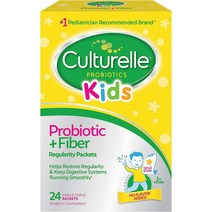 컬처렐 Culturelle 키즈 프로바이오틱 프로바이오틱스 플러스 파이버 패킷 3세이상 24개입 락토바실러스, 1개