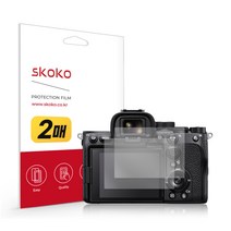 스코코 소니 A7S3 슬립 올레포빅 액정보호필름 2매, 단품, 2개