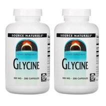 Source Naturals Glycine 소스내추럴스 글리신 500 mg 200캡슐 2개
