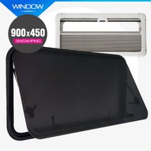 SW 캠핑카 창문 900x450 (PVC 내부프레임) 캠핑카 카라반 모터홈 RV 차박용 자작 DIY