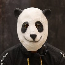 동물 얼굴 인형 가면 행사 마스크 팬더 호랑이 곰 탈, 화난 돼지