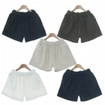 면 면바지 여성반바지 반바지코디 휴가 5부반바지