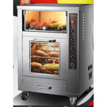 고구마기게 군고구마기계렌탈 군밤기계 군고구마오븐, 88S형광파난방단열유리덮개자유우화석 1접시