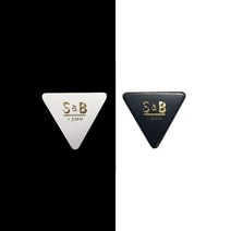 S&B 베이스 피크 낱개 기타피크 1.5mm, 흰색