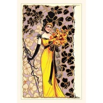 (영문도서) Vintage Journal High Fashion Woman with Bouquet Paperback, Found Image Press, English, 9781669520566