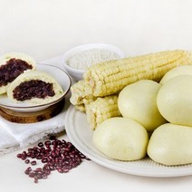 쌀찐빵 단팥빵 옥수수빵 20개/80개, 1박스-20개
