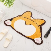401FLEX 동물 캐릭터 욕실 주방 현관 발 매트 카펫 10 COLOR 3 SIZE, 웰시코기