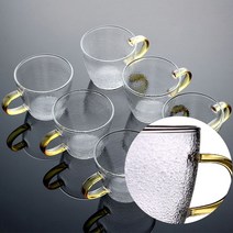 내열 유리 찻잔 6p세트, 2.아쿠아 6p세트 120ml-1317428, 상세 참조