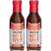 The New Primal 노블메이드 핫앤스파이시 쿠킹소스 12oz(355ml) 2팩 Noble Made Spicy Marinade Cooking Sauce, 355ml