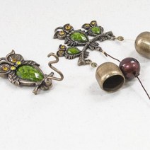 전통찻집 산사카페 주물 부엉이 자석종 방꾸미기 대문장식 현관종 도어벨 집꾸미기, 선택_핑크